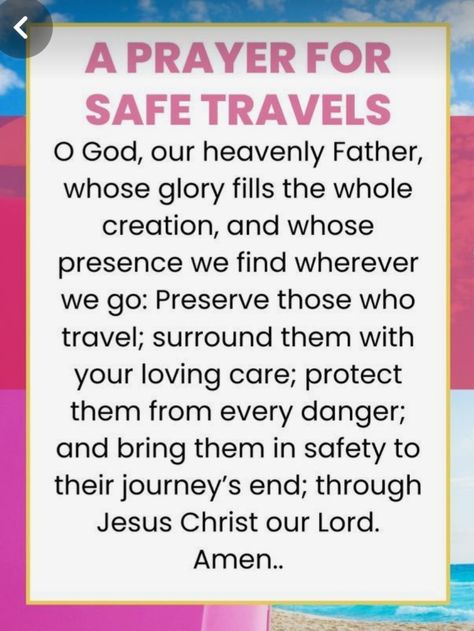 Traveling Mercies Prayer, Safe Journey Prayer, Prayer For Safety And Protection, Spiritual Warfare Quotes, Safe Travels Prayer, Prayer For Daughter, Prayer For Safety, Cowboys Wallpaper, Prayer For My Family