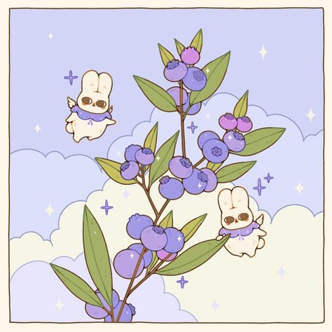 Please swipe for timelapse process ➡️ Blueberry fairies 💜 this is a smol experiment to look for a new palette 😩 I don't think this is it but it was fun to make nonetheless 🌱 . . . . . . . . #cuteart #procreateart #procreate #cutedigitalart #cuteartwork #cutekawaii #kawaii #kawaiiart #instakawaii #bunnyart #animalart #doodleart #adorableart #artsupport #cuteanimalart #fruitart #springart #springaesthetic #cuteaesthetic Silly Bunny, Animal Illustration Art, Art Fruit, Kawaii Sticker, Sweet Cat, Call Art, Bunny Art, Painting Inspo, Kawaii Design