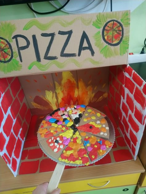 Food Around The World Preschool, Italy Kindergarten Activities, Preschool Italy Activities, Restaurant Preschool Activities, Food Around The World For Kids, Myplate Activities, Food Preschool Theme, Pizza Crafts For Preschool, Pizza Crafts For Kids