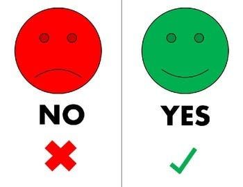 Yes/No Visuals for Yes/No Questions Yes No Questions, Speech Topics, Slp Activities, Communication Board, Receptive Language, Cue Cards, Yes Or No Questions, Visual Cue, Flashcards For Kids