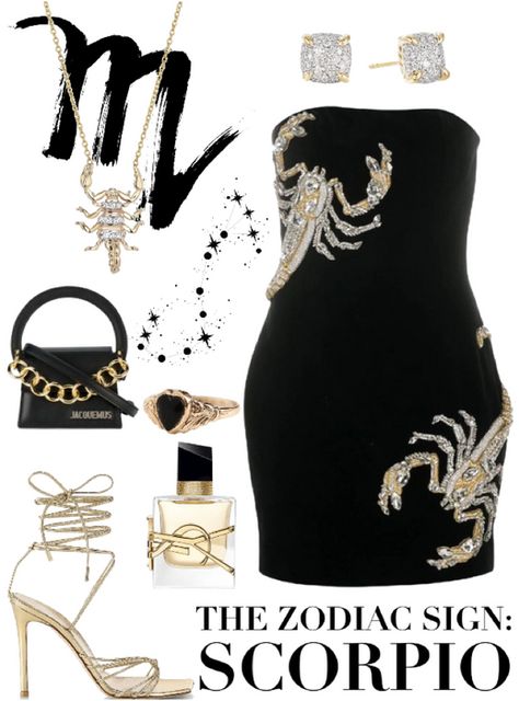 Scorpiocore Outfits, Scorpio Bday Outfit, Scorpio Birthday Outfit Ideas, Scorpio Dressing Style, Scorpio Inspired Outfits, Scorpio Outfit Ideas, Scorpio Fashion Style, Scorpio Party Theme, Scorpio Halloween Costume