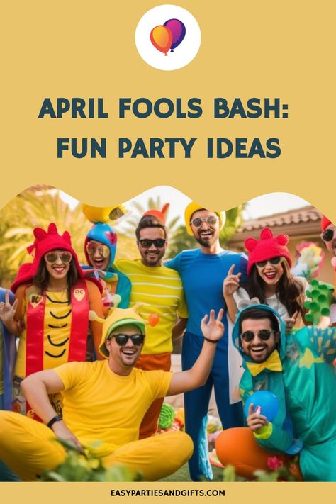 Looking to throw the ultimate April Fools party? We've got you covered with these hilarious and creative ideas! From prank decorations to funny food recipes, this board is your go-to guide for a memorable and laughter-filled celebration. Get inspired and plan a day full of tricks, jokes, and surprises that will leave your guests talking about it for years to come. Whether you're hosting a small gathering or a big bash, these April Fools party ideas are sure to make everyone laugh out loud. April Fools Day Outfit, April Fools Day Games, April Fools Games, April Fools Party, April Fools Day Party, April Fools Food, Fun Party Ideas, Bunco Themes, Easter Theme Party