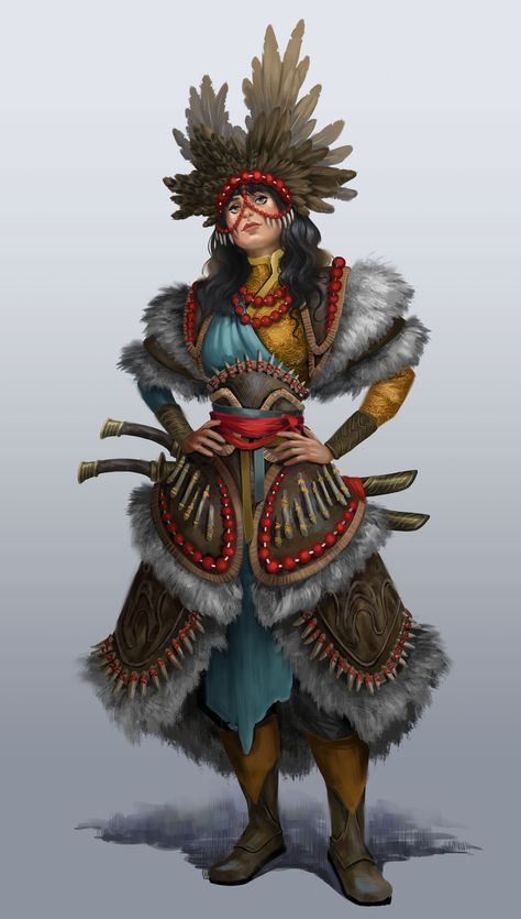 Fantasy Tribe Art, Tribe Fantasy Art, Fantasy Tribe, European Tribes, Tribe Art, Fantasy Ideas, Character Clothing, Eastern European, Sketch Art