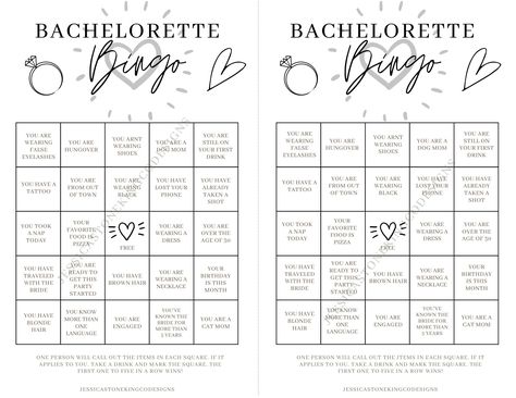 Bachelorette Bingo, Gift Bachelorette Party, Bachelorette Party Planning, Bachelorette Gift, Bridal Luncheon, Bachelorette Games, Bachelorette Party Games, Party Bachelorette, Bach Party