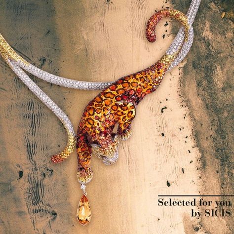 Tiger Jewelry, Mosaic Jewelry, Body Adornment, The Encounter, Micro Mosaic, Mosaic Designs, Stunning Jewellery, Animal Jewelry, High Jewelry