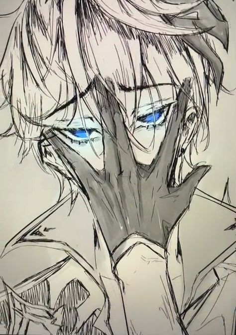 Eyes Of Heaven, Anime Boy Sketch, Anime Eye Drawing, Anime Drawings Tutorials, Anime Character Drawing, Anime Eyes, Cool Art Drawings, Dark Anime, Drawing Base