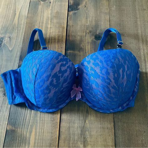 Victoria’s Secret Padded Demi Blue Lace Cheetah Print Bra - 38d - Nwot - Never Worn Perfect Condition! 250 Ag Printed Bras, Victoria Secret Sport, Nike Air Max Tn, Victoria Secret Bras, Bras And Panties, Cheetah Print, Blue Lace, Victoria’s Secret, Dream Clothes