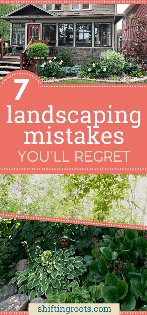 7 Backyard Landscaping Decisions You'll Regret | Shifting Roots Frontyard Landscape Layout, Large Yard Landscaping, Florida Landscaping, Small Front Yard Landscaping, Garden Design Layout, Easy Landscaping, Landscape Plans, Home Landscaping, Front Yard Garden