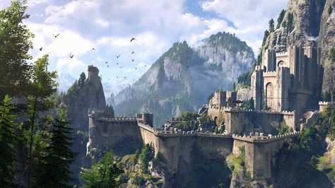 Witcher Wild Hunt, Castle Minecraft, Kaer Morhen, Witcher Wallpaper, The Witcher Wild Hunt, Witcher Art, Art Quilling, Yennefer Of Vengerberg, Witcher 3 Wild Hunt