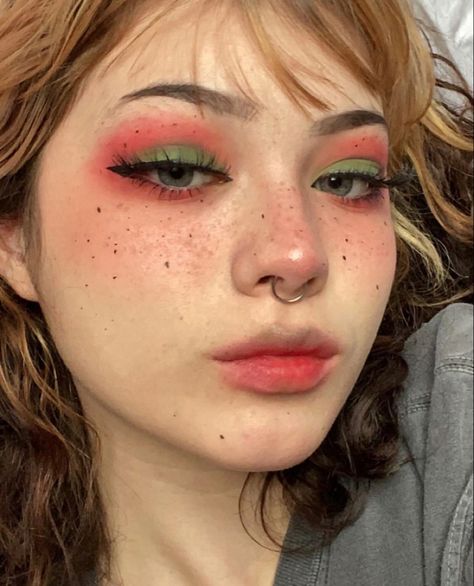 Orr Piercing, Khol Eyeliner, Maquillage On Fleek, Funky Makeup, Drag Make-up, Swag Makeup, Smink Inspiration, Alternative Makeup, Cool Makeup Looks