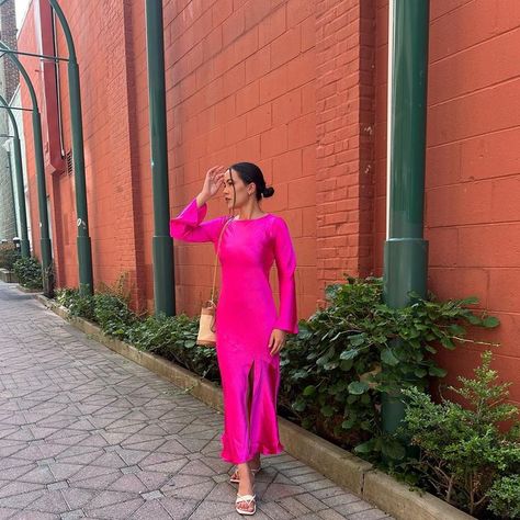 Emily Reich on Instagram: "Dopamine dressing 💕 . . . . . . . . @asos #clothes #ootd #dress #fuscia #fusciadress #dopaminedressing #brightpink #lifestyle #lifestyleblogger #luxurylifestyle #luxury #luxe #brightdress #summervibes #latesummer #aesthetic #vibe #asos #asosdress #fashion #fashionstyle #style #styleinspo #styleblogger #outfitinspo #outfitoftheday" Asos Clothes, Dopamine Dressing, Bright Dress, Ootd Dress, Asos Dress, Late Summer, Lifestyle Blogger, Luxury Lifestyle, Bright Pink