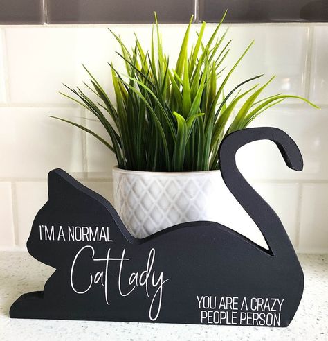 This Signs item by MadeByShayPie has 117 favorites from Etsy shoppers. Ships from Canada. Listed on 25 Jun, 2023 Cat Themed Crafts, Cat Bedroom Decor, Cat Room Decor, Shadow Cat, Cat Decorations, Cat Lady Humor, Cat Lovers Gifts, Vinyl Acrylic, Cat Home Decor