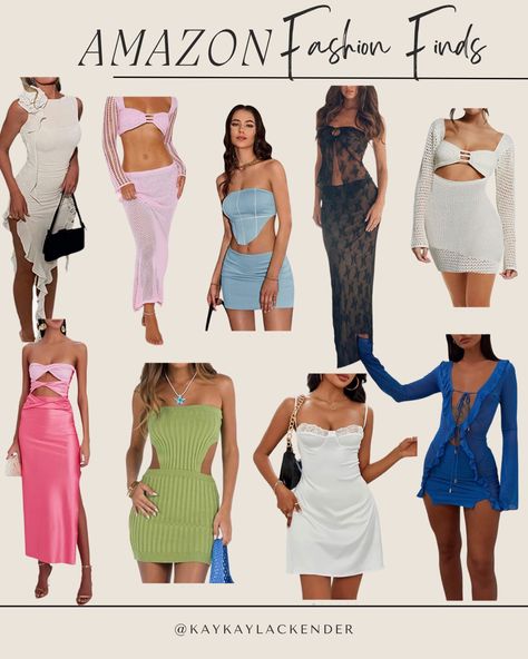 Summer fashion, summer outfits, summer dresses, outfit sets, amazon outfits, amazon, summer, vacation outfits, skirt sets, outfits, resort outfits, trendy, trendy outfits Amazon Beach Outfits, Amazon Vacation Outfits, Summer Amazon Finds, Jamaica Vacation Outfits, Vaction Outfits, Midriff Dress, Resort Outfits, Outfits Amazon, Amazon Outfits