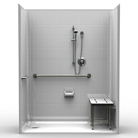 Roll In Showers, Fiberglass Shower, Bathtub Doors, Shower Bases, Classic Tile, Shower Chair, Barrier Free, Shower Units, Shower Seats