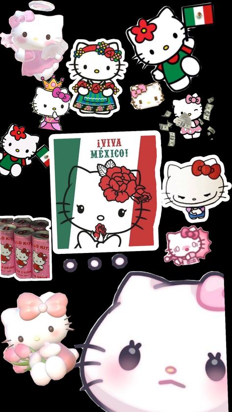 #Mexico Mexican Laptop Wallpaper, Mexico Hello Kitty, Mexican Hello Kitty Wallpaper, Mexico Wallpaper Iphone, Hello Kitty Mexican, Camille Core, Mexican Wallpapers, Mexico Aesthetic Wallpaper, Spanish Background