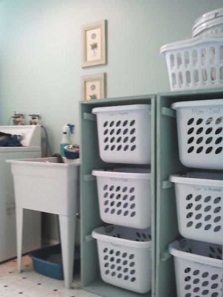 laundry room Laundry Dresser, Diy Lavanderia, Dresser Dresser, Ikea Trofast, Casa Vintage, Diy Laundry, Laundry Room Storage, Master Closet, My Dream Home