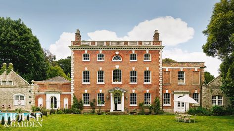 Inside an Italian-inspired Georgian country house, secluded in English countryside English Georgian House, Italian Color Palette, Georgian Country House, Box Of Candy, Garden Video, Kent Homes, Beata Heuman, Georgian Style Homes, Robert Kime