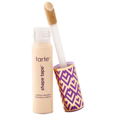 Shape Tape Concealer | Tarte Cosmetics | Sephora Tarte Concealer, Tarte Shape Tape Concealer, Covering Dark Circles, Shape Tape Concealer, Tarte Shape Tape, Concealer For Dark Circles, Best Concealer, Full Coverage Concealer, Creamy Concealer