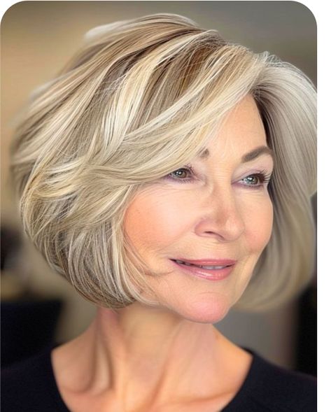 Chin Length Haircuts, Layered Haircuts For Medium Hair, Chin Length Hair, Hairstyles For Women Over 50, Bob Haircut For Fine Hair, Mom Hairstyles, Sassy Hair, Haircuts For Medium Hair, Chic Hairstyles