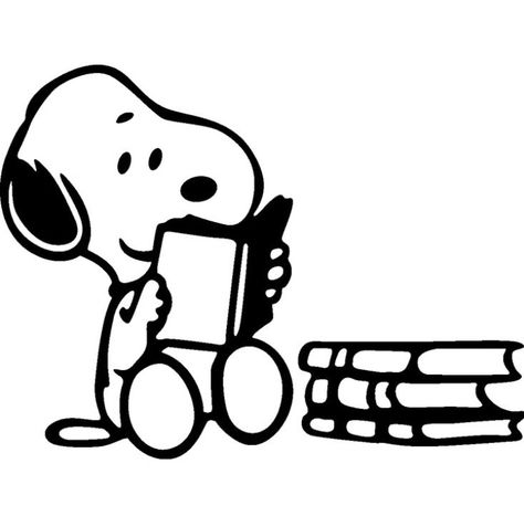 Snoopy Reading, Dog Reading, Snoopy Tattoo, Snoopy Wallpaper, Snoopy Pictures, Snoop Dog, Book Wallpaper, Book Tattoo, Snoopy Love