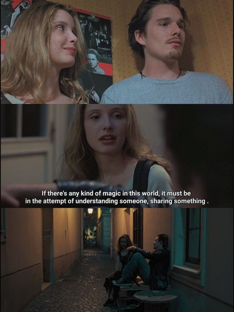 Before Trilogy Quotes, Before Trilogy Aesthetic, Greg Rogstad, Sunrise Trilogy, Before Sunrise Trilogy, Before Sunrise Movie, Corny Quotes, Before Trilogy, Best Movie Lines