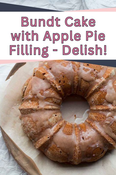 Apple Pie Bundt Cake, Apple Coffee Cake Recipes, Cake With Apple Pie Filling, Apple Bunt Cake, Cottage Cheese Cheesecake, Pancake Princess, Apple Coffee Cake, Apple Pie Cake, Bundt Recipes