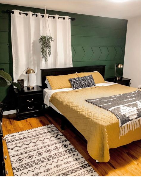 Bedroom, mustard bedroom, green and yellow Yellow Mustard Bedroom Ideas, Mustard Yellow And Teal Bedroom, Mustard Yellow And Black Bedroom, Hunter Green And Yellow Bedroom, Olive And Yellow Bedroom, Mustard Yellow Boho Bedroom, Emerald Green And Mustard Bedroom, Yellow Green Blue Bedroom, Mustard Yellow And Green Bedroom