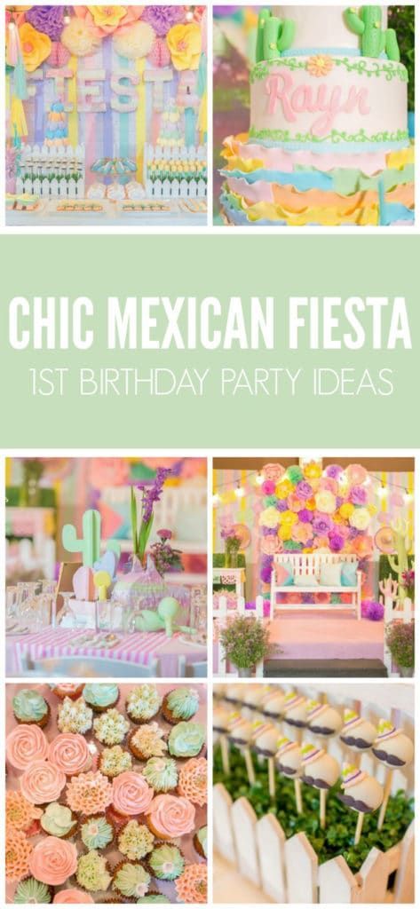 First Fiesta Party Favors, Chic Mexican Fiesta, Time Two Fiesta Party, Birthday Girl Ideas, First Birthday Fiesta, First Fiesta, Succulent Cupcakes, Birthday Fiesta, Fiesta Birthday Party