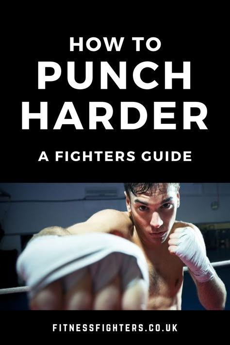 In this fighters guide we will be teaching you all that you need to know about how to increase punching power with correct technique. In addition to correct technique our top 5 tips for those that want to learn to punch hard is a must read if having a power up punch is what you’re after. Punch Power Workout, How To Punch Harder, How To Punch Properly, Punching Technique, Richard Marcinko, Boxing Tips, How To Punch, Martial Arts Books, Karate Moves