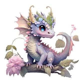 Artstudio88 | Freepik Dragon Clip Art, Spring Dragon, Little Dragon, Clip Art, Art