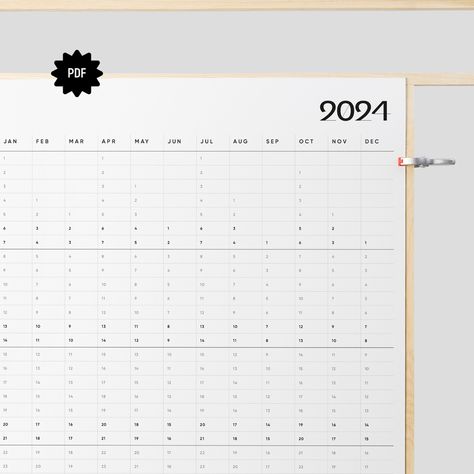 Printable PDF 2024 Minimal Portrait Wall Planner A2 & A1 Full Year Planner Yearly Wall Calendar 12 Month Instant Download - Etsy UK Yearly Wall Calendar, Wall Calender, Minimal Portrait, Year Planner, Wall Planner, Portrait Wall, Yearly Planner, Wall Calendar, Instant Download Etsy