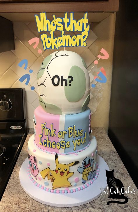 Pokémon gender reveal I did! Gender Reveal Pokemon Theme, Anime Gender Reveal Ideas, Dragon Ball Z Gender Reveal Ideas, Anime Themed Gender Reveal, Pokemon Themed Gender Reveal, Pokemon Nursery Ideas, Gender Reveal Ideas Anime, Gender Reveal Pokemon, Gender Reveal Ideas Pokemon