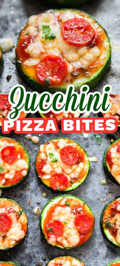 zucchini pizza bites on baking tray Pepperoni Bites, Pepperoni Pizza Bites, Zucchini Pizza Bites, Zucchini Bites, Zucchini Pizza, Low Carb Low Fat Recipes, Low Carb Meal, Zucchini Pizzas, Boiled Egg Diet Plan