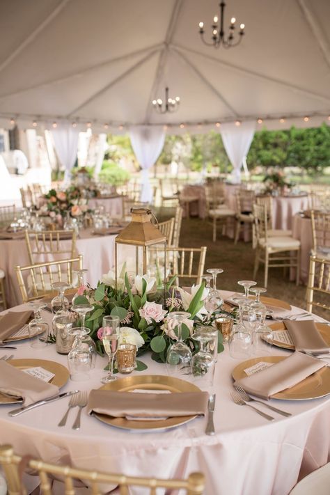 A Classic Blush & Gold Tented Sarasota Wedding Day via TheELD.com Taupe Wedding, Birmingham Wedding, Alabama Weddings, Salou, Blush And Gold, Wedding Ceremony Decorations, Wedding Deco, Ceremony Decorations, Reception Decorations