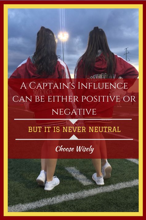 Choosing team captains, cheer team, dance team, coaching advice, peer leadership, motivation, lead by example, #danceteam, #dancecoach, #cheerteam, #cheercoach, #coachtips,  #coachadvice, #coachingtips, #leadershipdevelopment, #dancepracticetips, #cheerpracticetips, #dancetraining, #dancecaptain, #cheercaptain Cheer Captain Speech Ideas, Team Sayings, Soccer Captain, Captain Ideas, Sport Psychology, Cheerleading Ideas, Dance Problems, Cheer Routines, Cheerleading Coaching