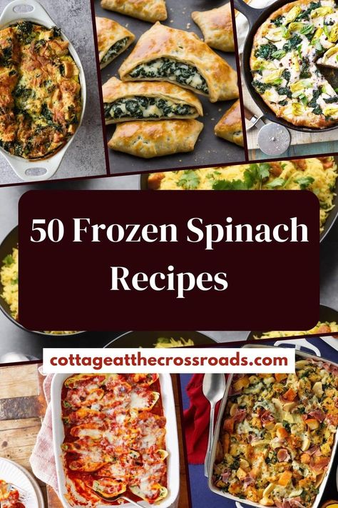 Frozen Spinach Recipes Sides Simple, Recipes Using Frozen Chopped Spinach, What Can I Make With Frozen Spinach, What To Do With Frozen Spinach, Spinach Main Dish Recipes, Frozen Chopped Spinach Recipes, Frozen Spinach Recipes Dinner Ideas, Frozen Spinach Recipes Healthy, Can Spinach Recipes