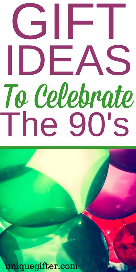 Gift Ideas to Celebrate the 90s | Best Decade Gifts | Throwback Thursday Ideas | Funny Gifts for 80s Babies | 90s Day | Inspiration for Millennial gifts | Birthday presents blast from the past 90s Gift Ideas, 19th Birthday Gifts, 90s Gift, 17th Birthday Gifts, 16th Birthday Gifts, Classroom Gifts, 60th Birthday Gifts, Cool Gifts For Women, 21st Birthday Gifts