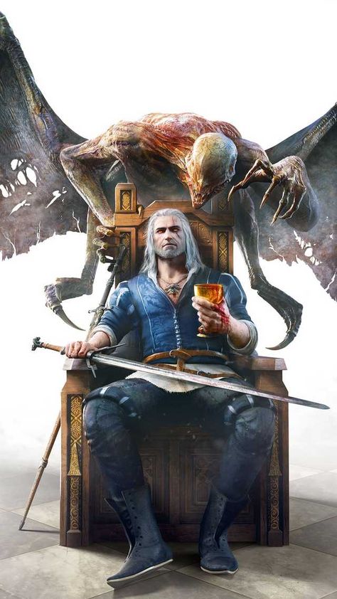 Witcher 3, The Witcher 3, The Witcher, A Man, Wine