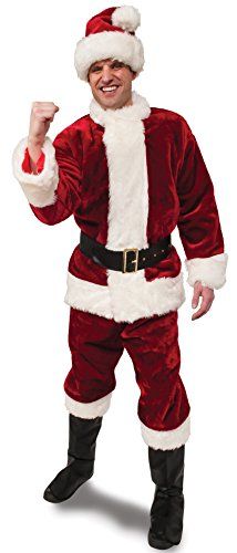 Sunnywood Mens Velvet Santa RedWhite 3XLarge ** More info could be found at the image url. Santa Claus Suit, Santa Claus Costume, Christmas Suit, Santa Boots, Christmas Wear, Santa Suit, Santa Costume, Santa Outfit, Santa Suits