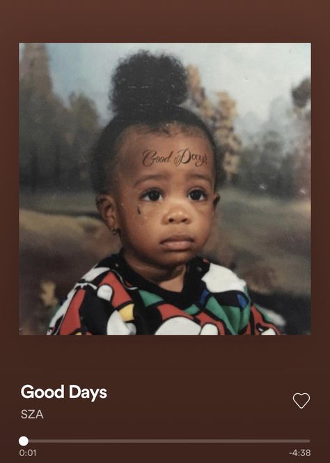 Good Days Sza, Song Cover, Good Day Song, Music Album Covers, Mom Jokes, Music Album, Music Playlist, Spotify Song, Cute Couple Videos