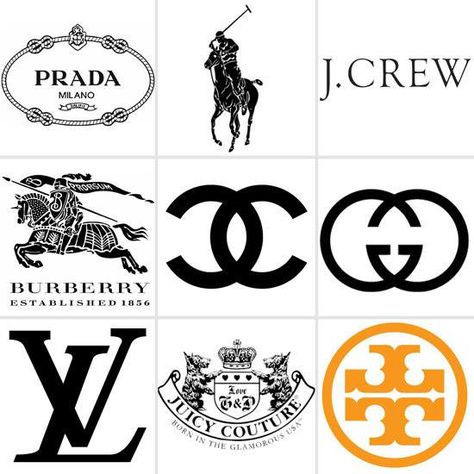 Vintage Foto's, Luxury Brand Logo, Clothing Brand Logos, Fashion Logo Branding, Fashion Designers Famous, Stencil Patterns, Fashion Logo, Clothing Labels, 로고 디자인