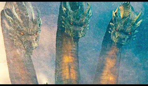 King Ghidorah King Ghidorah 2019, Godzilla Suit, Godzilla King Of The Monsters, Godzilla 2, King Ghidorah, Godzilla 2014, Hollow Earth, High Middle Ages, Skull Island