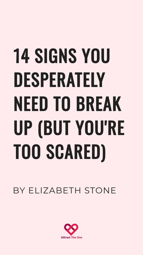 "14 signs you desperately need to break up (but you're too scared)" by Elizabeth Stone. Being With The Wrong Person Quotes, When It’s Time To Leave A Relationship, When It’s Time To Break Up, Knowing When To Leave A Relationship, Signs Its Time To Break Up, How To End A Relationship, On A Break Relationship, How To Break Up With Your Boyfriend, Relationship Ending Quotes