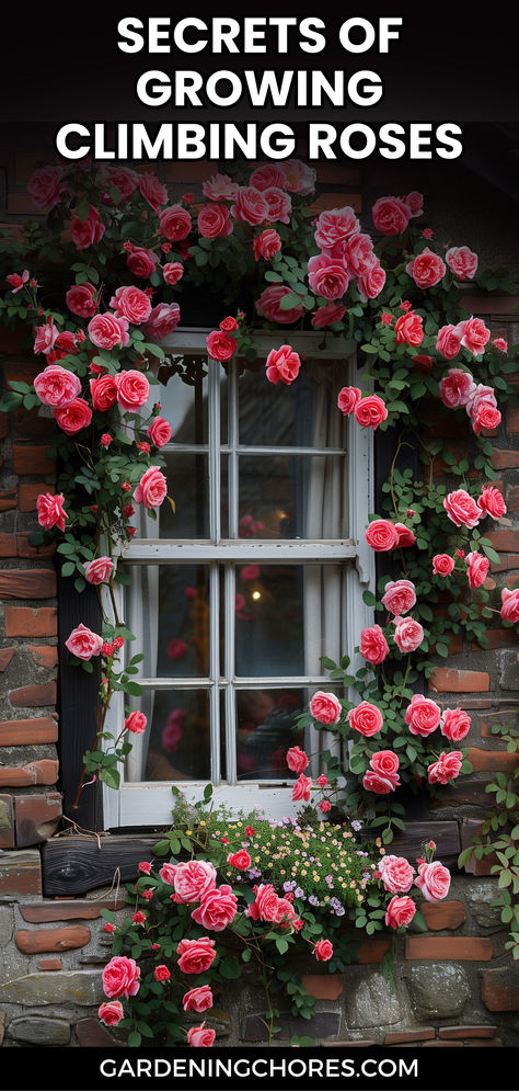 Secrets of growing climbing roses Climbing Rose Around Window, Lady In Red Climbing Rose, Roses Support Ideas, Climbing Roses In Pots Trellis, Indoor Rose Garden, Best Climbing Roses Zone 6, Rose Garden At Home, How To Plant Climbing Roses, Climbing Rose In Pot