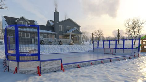 Bricks Backyard, Outdoor Hockey Rink, Backyard Hockey Rink, Synthetic Ice Rink, Backyard Ice Rink, Backyard Rink, Synthetic Ice, Outdoor Skating Rink, Ice Hockey Rink