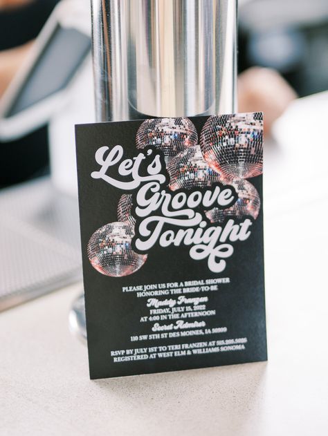 Karaoke Bridal Shower Theme, The Last Disco Bridal Shower Theme, Last Disco Bridal Shower Theme, Disco Bridal Shower Theme, Disco Bridal Shower Ideas, Disco Sign, Fourteenth Birthday, Bridal Shower Bachelorette Party Ideas, Stag And Doe