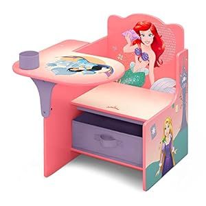 Moana And Rapunzel, Princess Chair, Famous Princesses, Disney Princess Characters, Chair Desk, Desk With Storage, Colorful Graphics, Royal Castles, Fabric Storage Bins