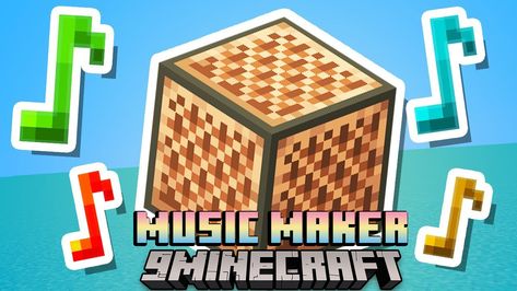 Minecraft Instruments, Music With Friends, Mod Music, Minecraft Music, Minecraft Forge, Crafting Recipes, Minecraft Mod, Music Sheets, Minecraft 1