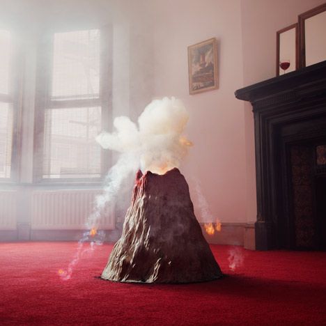 French designer Nelly Ben Hayoun wants volunteers to live with a volcano in their lounge.  Called The Other Volcano, the project comprises a porcelain model of a volcano filled with explosives. Volunteers would plug the device into the mains and wait, knowing it could erupt at any time. The volcano is currently on show in Nautical Design, London Design, French Design, Volcano, My Dream Home, Textile Design, Design Crafts, Design Studio, House Interior