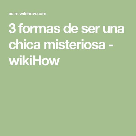 3 formas de ser una chica misteriosa - wikiHow Incoming Call, Incoming Call Screenshot